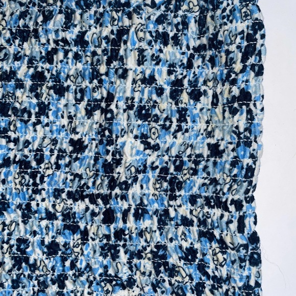 Floral Blue Tube Top - Picture 2 of 4